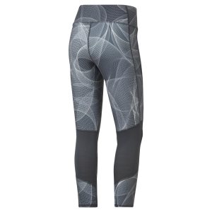 Reebok Running 3/4 Tights Damen - Grau - DE 950-RES